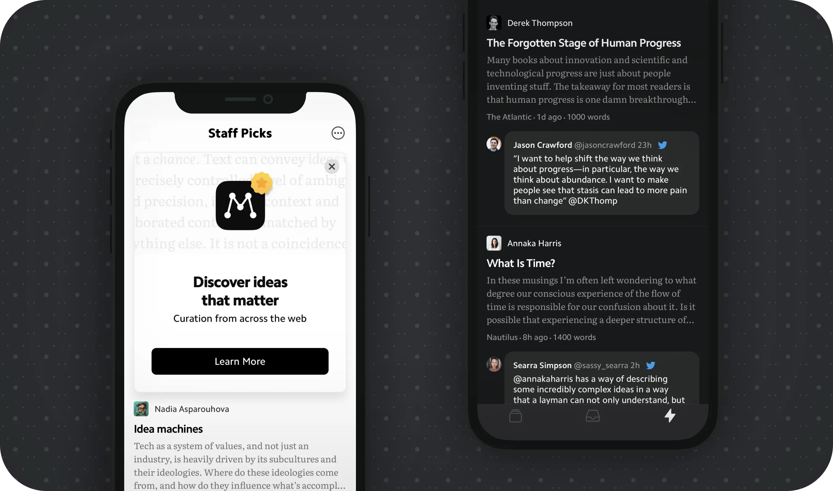 Staff picks in Matter